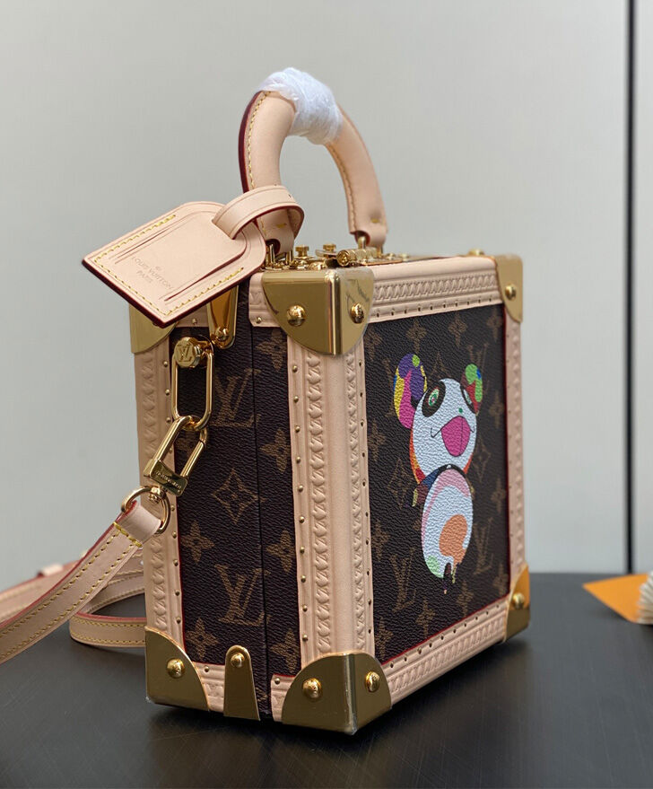Louis Vuitton LV x TM Mini Square Trunk M13127 Brown